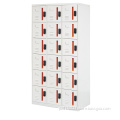 Metal clothes storage cabinet 18 doors smart locker